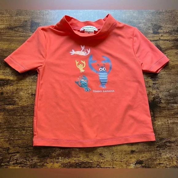 Tommy Bahama | little boy swim rash guard. Size: 24M. - Picture 1 of 8